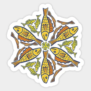 Fish pattern Sticker